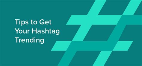 Tips to Get Your Hashtag to Trend | Sprout Social