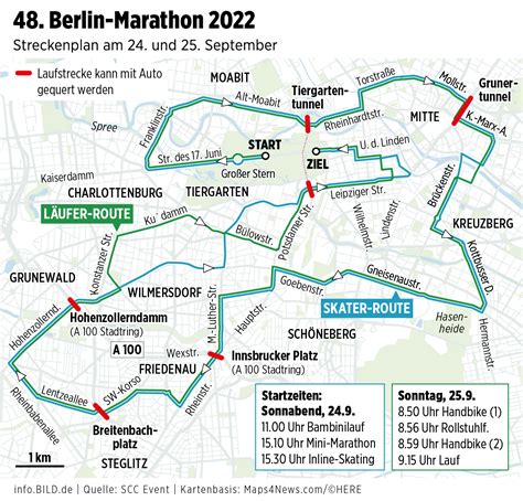 Berlin Marathon: Strecke, Sperrungen, wichtige Infos