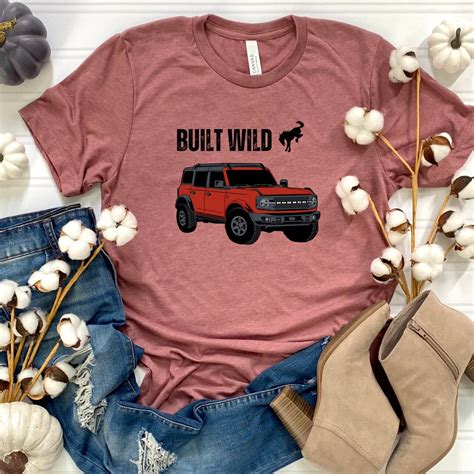 Ford Bronco Shirt, Hot Pepper Red, Bronco Lover, Bronco Owner, Ford ...