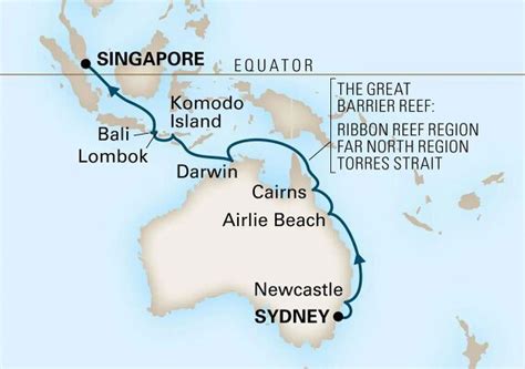 Cruises from Sydney to Singapore - 2023, 2024 & 2025 Seasons