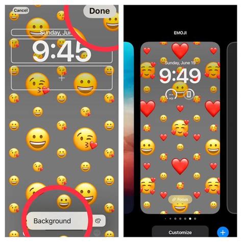 Create Emoji Lock Screen Wallpaper on iPhone in iOS iOS 17