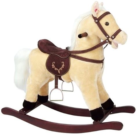 Plush rocking horse - sound effects LEOMARK