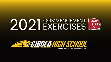 Cibola High School Graduation - 2021 - YouTube