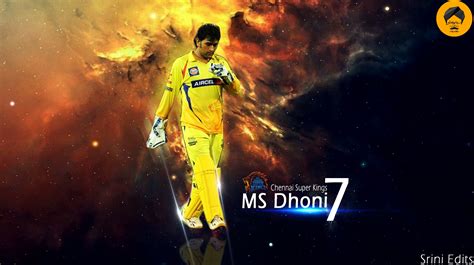 🔥 Download Ms Dhoni Chennai Super Kings Galaxy Wallpaper HD Desktop And ...