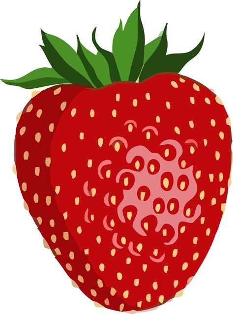 Shiny Strawberry Vector Graphic image - Free stock photo - Public Domain photo - CC0 Images