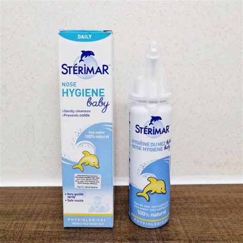 STERIMAR BABY SEA SALT WATER NASAL HYGIENE SPRAY (50ML /2 x 50ML) Exp ...