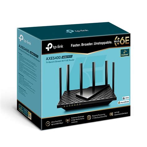 Archer AXE75 | AXE5400 Tri-Band Gigabit Wi-Fi 6E Router | TP-Link Australia