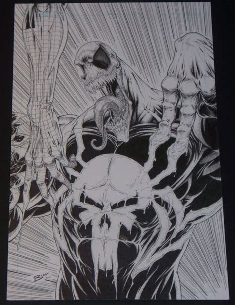 Venom Punisher... or Punisher Venom... or Venisher?! Comic Art | Marvel ...