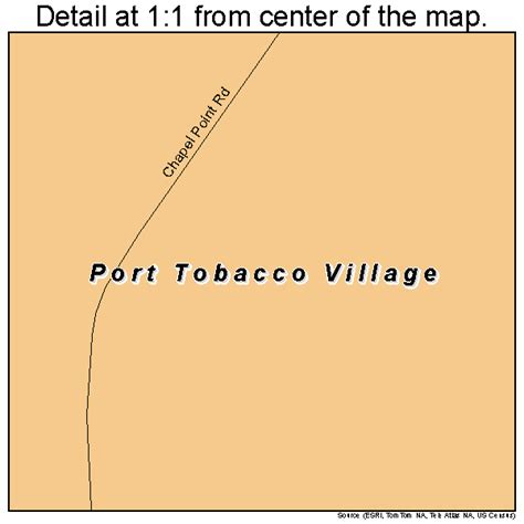 Port Tobacco Village Maryland Street Map 2463225