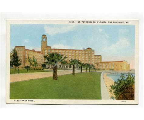 Vinoy Park Hotel St Petersburg Florida postcard