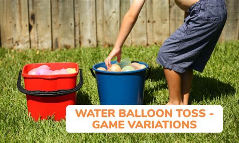 Water Balloon Toss Game Rules and Instruction