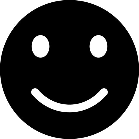 "black smiling face" Emoji - Download for free – Iconduck