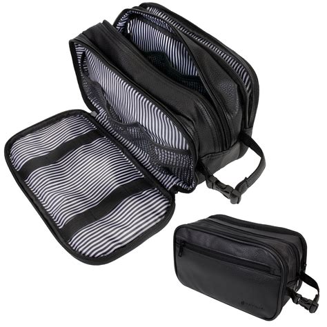 PAVILIA Toiletry Bag for Men, Travel Toiletries Bag | Water-resistant ...