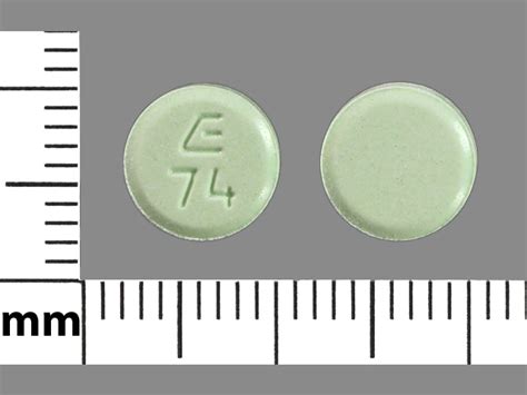 Pill Finder: E 74 Green Round - Medicine.com