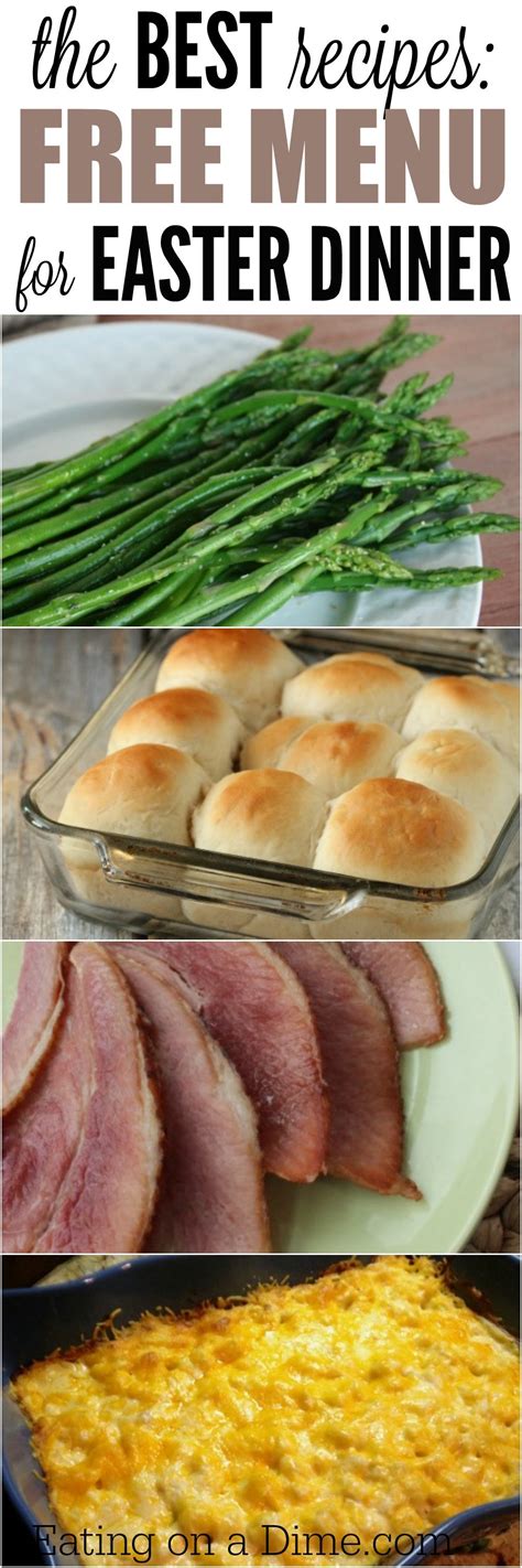 24 Of the Best Ideas for Easy Easter Dinner Menu - Home, Family, Style and Art Ideas