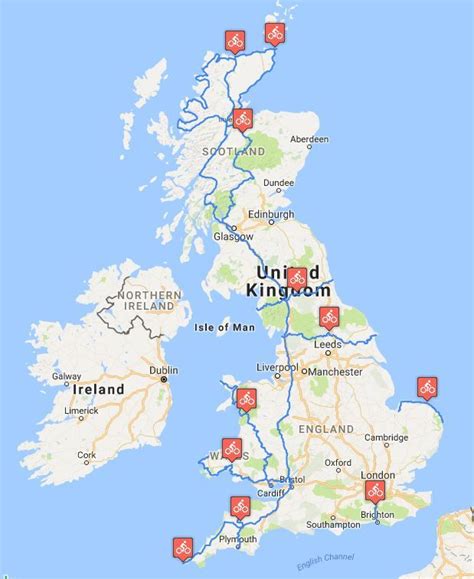 National Cycle Routes Uk Map - United States Map