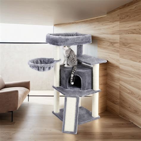 Various Cat Tree House with Ladder – Mashoops Cat