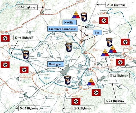 Bastogne Map | Wwii maps, Map, Wwii history