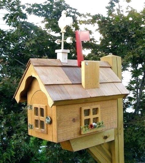 house shaped mailboxes - Google Search | Wooden mailbox, Diy mailbox, Mailbox design