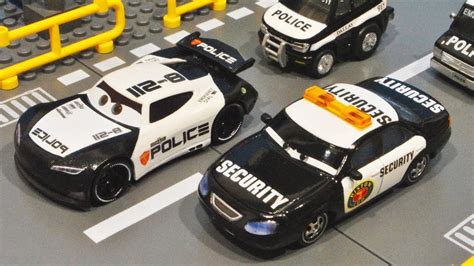 Disney Cars 3 : The Next-Gen Police Car & Security Police Car! - StopMotion - YouTube