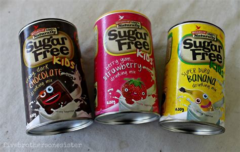 five brothers one sister: sugar free products available in supermarkets