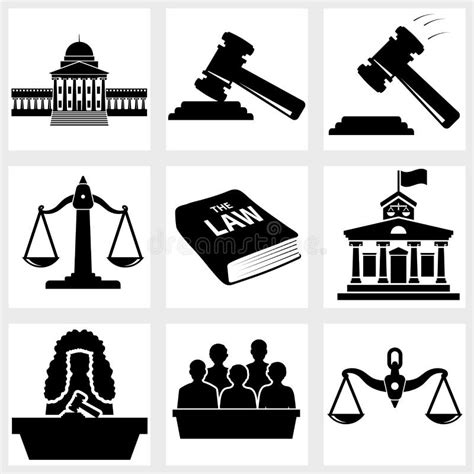 Court icon stock vector. Illustration of justice, crime - 44211788