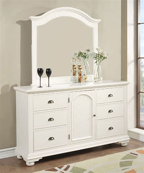 Take a look at this Addison White Dresser & Mirror today! | Dresser with mirror, White dresser ...