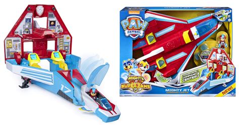 Amazon: Paw Patrol Super Paws 2-in-1 Transforming Mighty Pups Jet ...