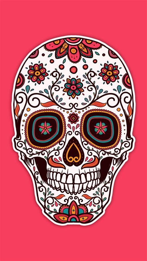 Sugar Skulls Wallpaper - Purple Skull Wallpaper (61+ Images) | kolpaper