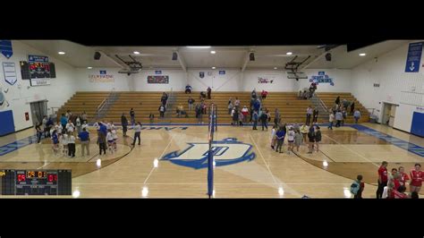 Danbury vs Hopewell-Loudon High School Girls' Varsity Volleyball - YouTube