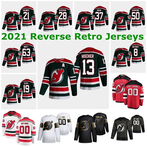 Best Quality New Jersey Devils 2021 Reverse Retro Jerseys Andreas ...