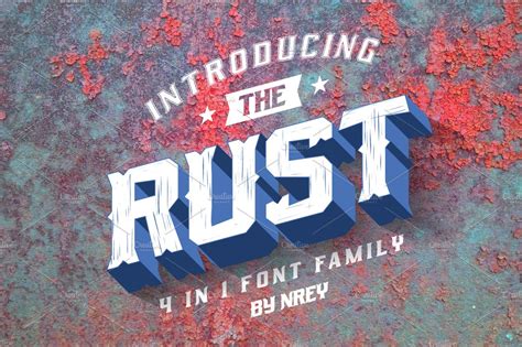 Rust | Symbol Fonts ~ Creative Market