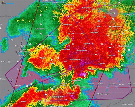 Anthony Sharp on Twitter: "⚠️PDS Tornado Warning including Sherman IL, Williamsville IL and ...