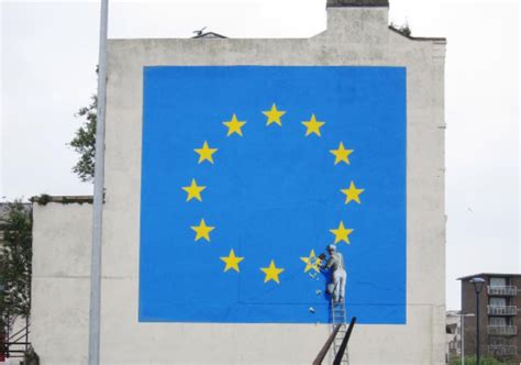 Anti-Brexit Mural by Banksy Appears Overnight in Dover