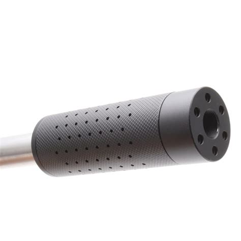 AR AR15 1/2x28 3.75" Inch Reversible Fake Suppressor Can Silencer ...