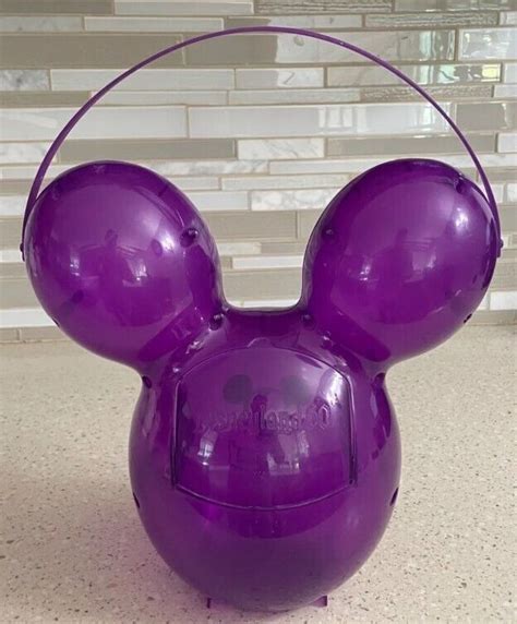 Disneyland 60th Anniversary Mickey Mouse Balloon PopCorn Bucket Purple | eBay