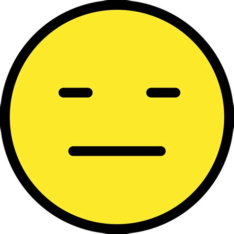 "expressionless face" Emoji - Download for free – Iconduck