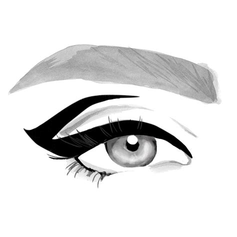 Go graphic with eye catching eye art. Nail this killer Graphic Arrow Liner Look with Maybelline ...