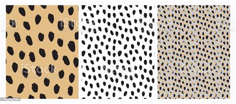 Cheetah Skin Seamless Pattern Round Cheetah Spots Print Stock Illustration - Download Image Now ...