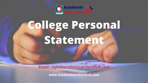 College Personal Statement - Academic Writing Services - Medium