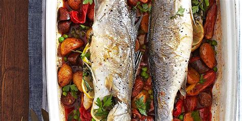 Branzino with Chorizo & Potatoes | Rachael Ray In Season