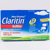 CLARITIN REDITABS 12-HOUR (Loratadine) dosage, indication, interactions ...