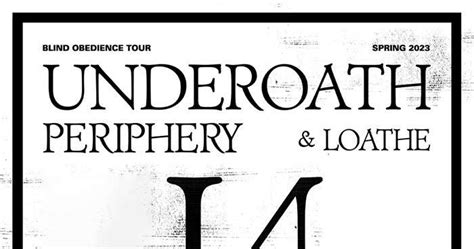 Underoath announce Spring 2023 tour with Periphery and Loathe - Lambgoat