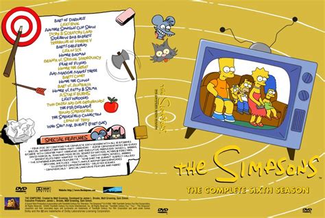 Simpsons, The: Season 6 - TV DVD Custom Covers - 333Simpsons The Season ...