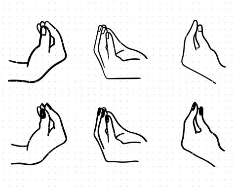 Italian Hand Gestures Svg