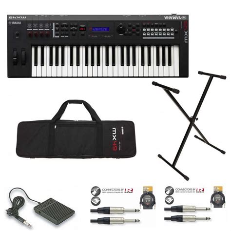 Yamaha MX49 Mk II Synthesizer - Beginner Home Recording Package Complete synth pack, designed ...