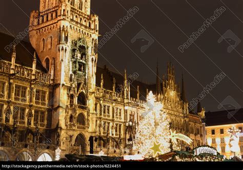 christmas market at marienplatz munich - Royalty free image - #6224451 ...