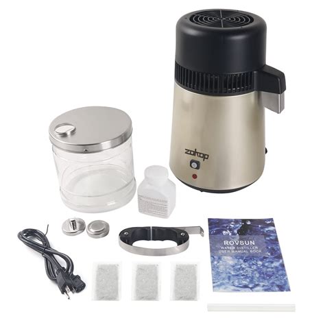 Stainless Steel Water Distiller for Countertop, Fully Upgraded Home ...