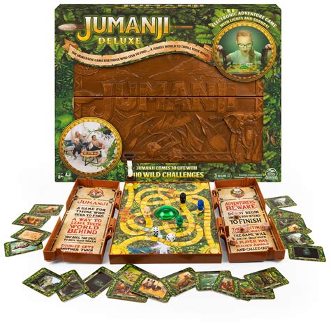 Buy Spin Master Jumanji Deluxe Game, Immersive Electronic Version of The Classic Adventure Movie ...