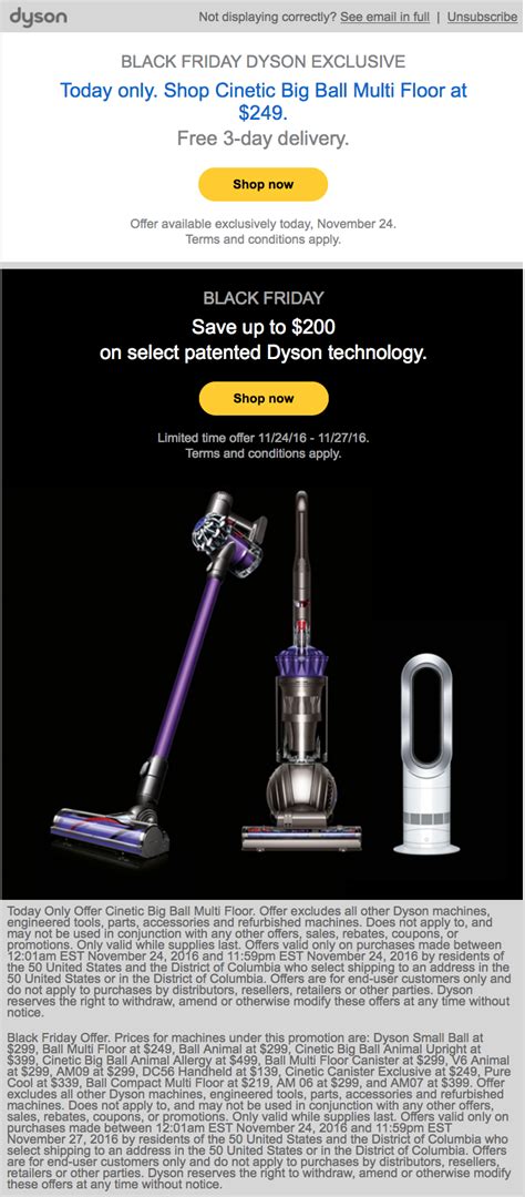 Dyson Black Friday 2018 Sale & Deals - Blacker Friday